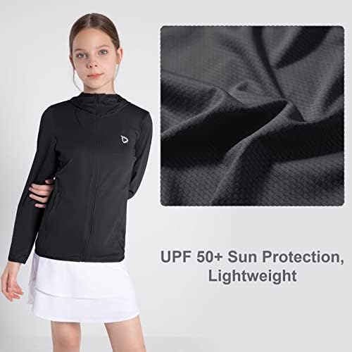 Upf 50+ јакна за заштита од јакна за ладење со јакна за ладење на јакна за сонце, риболов трчање на отворено 6-14 години