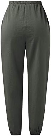 Миашуи секси јога панталони плус големина машка лабава препоните и џемпери женски јога панталони исечени јога панталони со џебови за џебови