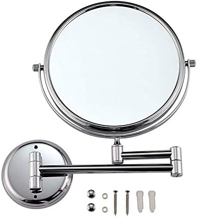 Lianxiao - тркалезно огледало за шминка, суета на бања 360 ротација, совршена за маса за облекување во спална соба или суета за бања