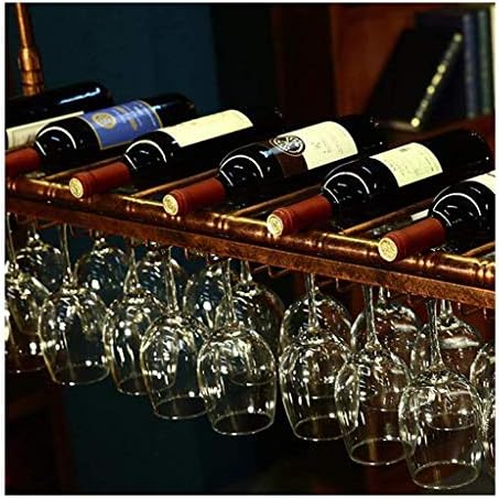 Wxxgy Вино лавици, Европски креативно висино стаклено решетка, закачалка за вино, чаша за вино наопаку, решетката за вино од матични
