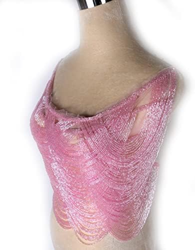 Labellezalady розови 5 реда бранови со брадавици со облик на облик на венчавки за венчален фустан може да се исечат како трим