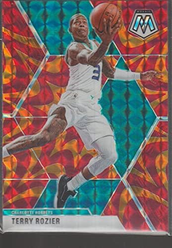 2019-20 Панини Мозаик Ретроактивен портокал 72 Тери Розиер Шарлот Хорнетс НБА кошаркарска трговска картичка