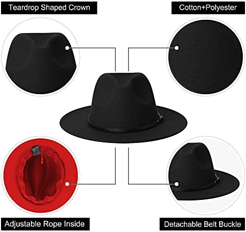 Широки капи со капи за жени и мажи Класик почувствуваа капа на машката облека со два тона, со тон на појас