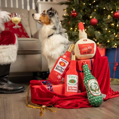 Хаксли &засилувач; Кент За Кучиња | Нека Снег Мерло | Божиќ Празник Куче Играчка Со Писклив | Моќ Кадифен Смешно Куче Подарок | Забава,