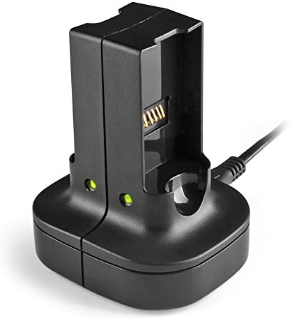 Tnp Xbox 360 2 Пакет Батерија На Полнење + Двојна Станица За Полнење Приклучна Основа За Држач За Xbox 360 Безжичен Контролер[Xbox
