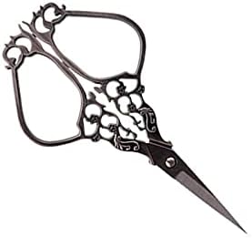 Ендан занаетчиски ножици 1 парчиња не'рѓосувачки челик гроздобер скроени ножици за цвеќиња за шиење ретро везови ножици за кратки