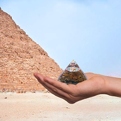 Комп за пирамида на Косине Оргон Реики, ЕМФ Заштита Медитација Генератор на енергија, Кристал кварц, енергетски точки, 7 чакра