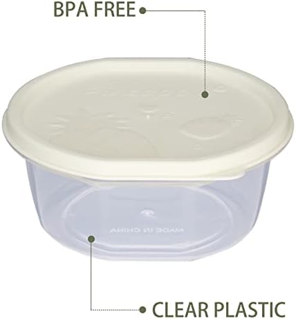 Контејнери За Складирање Храна ЕОСВАРОГ Со Капаци-Пластични Чинии за Сервирање-Контејнери За Складирање Без Редење Бпа За Кујна-Зелени