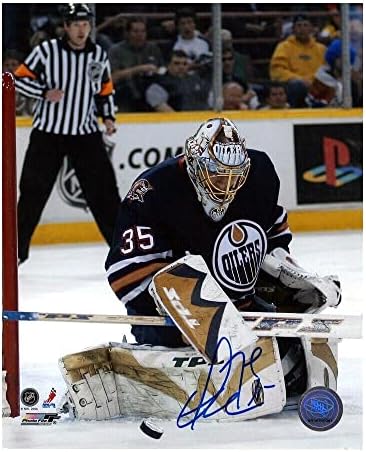 Двејн Ролосон го потпиша Едмонтон Оилдерс 8 x 10 Фото - 70560 E - Автограмирана NHL фотографии