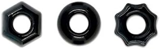 Renegade Chubbies Super Stretch C-прстени во црна боја