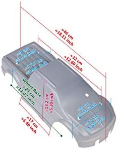 SummitLink Custom Body Eagle стил компатибилен за T / E Maxx Shell Cover E-Maxx 1/10 скала RC автомобил или камион ЕМ-Е-01