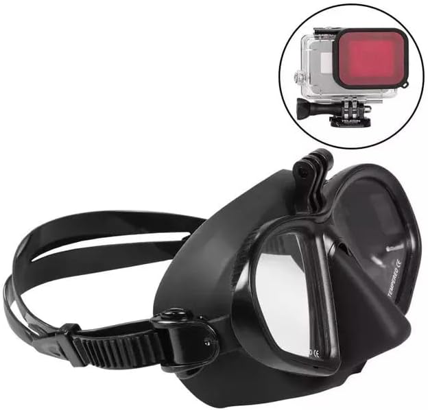 [Mauisnorkel] Компатибилен Hammerhead Spearguns Scuba/Free Dive Mask Маска со мал обем со монтажа на камера