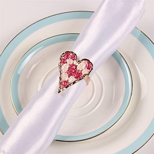 Xjjzs салфетки прстени хотел дома украс крпа салфетки крпа хотелски свадбени венчавки прстени 10 парчиња