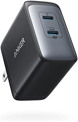Anker USB C, 726 PPS Адаптер за брз полнач, преклопен компактен полнач за MacBook Pro/Air, iPad Pro, Galaxy S20/S10, Dell XPS 13, белешка 20/10+,