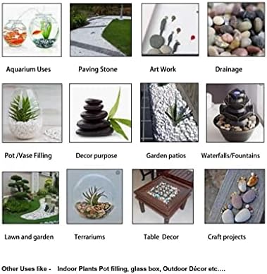Охсом [1кг] Аква сини камчиња/камења за декорација/аквариум/трпезариска маса/градина