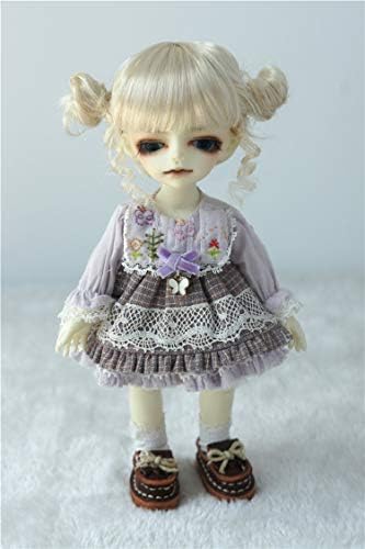 Само перики за кукли! Jusuns BJD Wigs JD466 Cute Pony Mohair Doll Pigs 1/8 1/6 1/4 1/3 BJD Додатоци за кукли