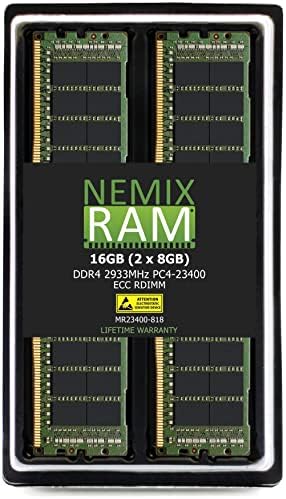 НЕМИКС RAM МЕМОРИЈА 512GB DDR4-2933 PC4-23400 ECC RDIMM Регистрирана Надградба На Меморијата На Серверот За Dell PowerEdge R840 Rack Сервер