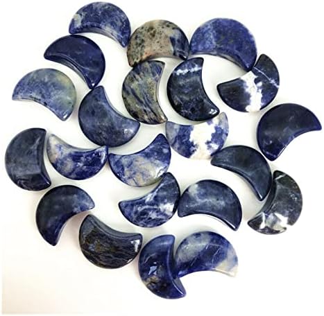 Ertiujg Husong312 1pc Природно сино суладалит во форма на кристален скапоцен камен во облик