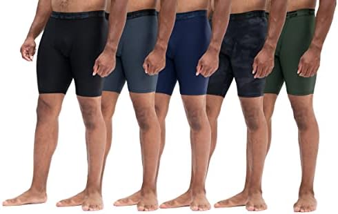 DevOps 3 или 5 пакувања за компресија шорцеви мажи спандекс спортски шорцеви атлетски тренингот за извршување перформанси на базаелер долна облека