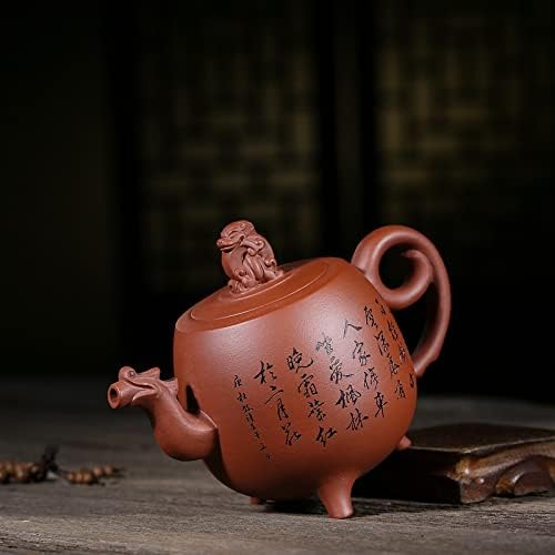 Чајник сурова руда чиста цемент пурпурна песочна тенџере fuyun qitian чајник чиста рачно изработена чајничка прилагодување 茶壶