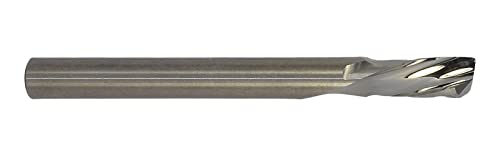 LMT ONSRUD 64-024 Цврст карбид Даук Спирал О, алатка за сечење на флејта, инч, неконтролирана завршница, 21 степен хеликс, 1 флејта, 2,0000