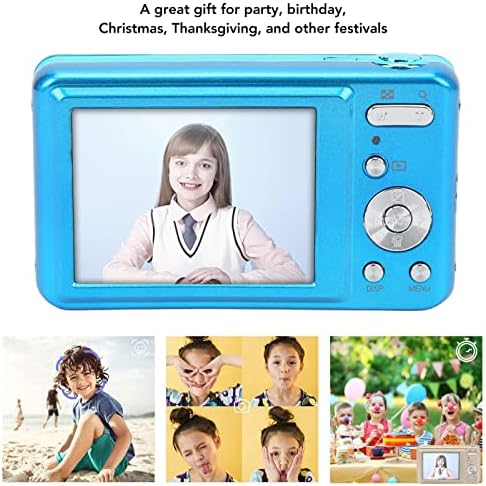 Дигитална камера, камера за деца, деца Дигитални фотоапарати за полнење Образовни играчки, 2,7in камера ABS Metal 48MP Висока