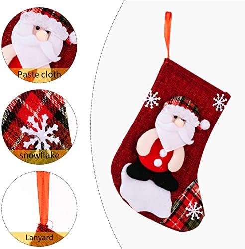 Големи чорапи бонбони Божиќни украси Дома одмор Божиќни забави украси за одмор за деца