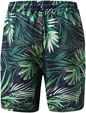 Менс 2 парчиња сетови летни мажи лето печатено кратки ракави со сингл јака единечна града на врвни костуми за панталони