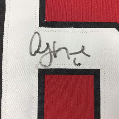 Автограмиран/потпишан Енди Грин Newу Jerseyерси Црвен хокеј Jerseyерси ПСА/ДНК Коа