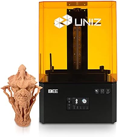 Uniz Ibee 3D печатач, смола 3D печатач со 8,9 4K монохроматски LCD екран, повисоки перформанси, голем градежен волумен 192MMX120MMX220MM