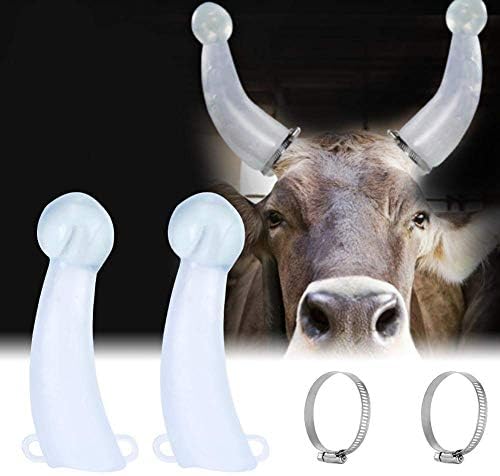 Силиконски кози теле говеда бик од кравски рог покритие против заштитниот заштитен капак од кравјо рог заштитник на фарма додаток