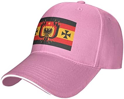 Германско знаме со германски возрасни за бејзбол капа за бејзбол капа, амани за прилагодување на шапката за прилагодување на шапката