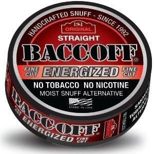 Baccoff, оригинално енергично фино намалување, премиум тутун бесплатно, алтернатива без никотин без никотин