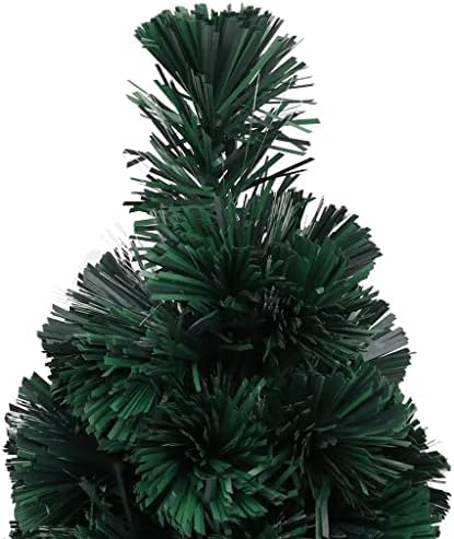 Вештачко тенок новогодишно елка со видаксл со штанд 25,2 оптички влакна