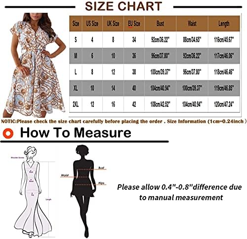 Фрагарн плус големина ромци за жени, женски модни тенки ракави ракави од половината, цветен фустан од половината