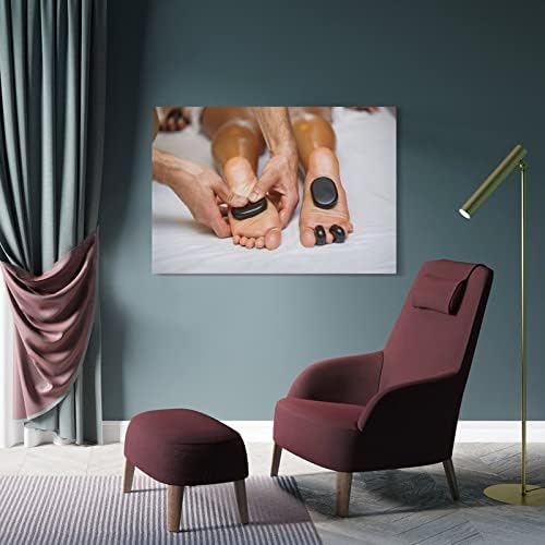 Beauty Salon Spa Spa Posters Мурал релаксирачка терапија за масажа, соба бања убавина домашна канцеларија слика платно сликање wallидна уметност