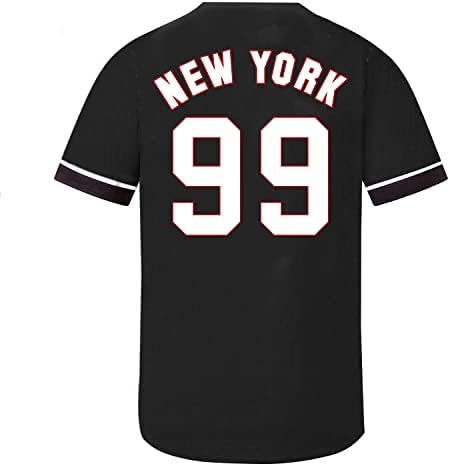 Tifiya New York 99/23 Печатено бејзбол дрес во бејзбол тим за бејзбол за мажи/жени/млади