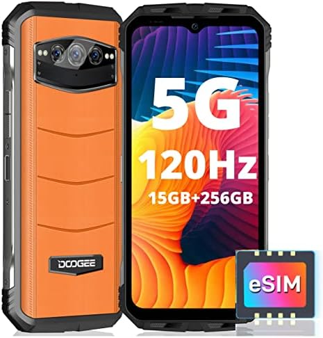 Doogee солиден паметен телефон, V30 ESIM Dual 5GB 15GB+ 256GB солиден телефон отклучен, 6,6 FHD+ /120Hz солиден мобилен телефон,
