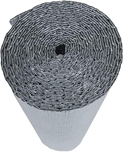 Двострана меур рефлектирачка фолија изолација се тркала алуминиумски лист за заштита на топлина, зрачна бариера за завиткување за топлинска