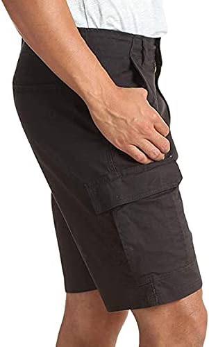 Озммјан карго шорцеви машки џебни патенти еластичност на слободно време за време на летното вежбање кратки панталони