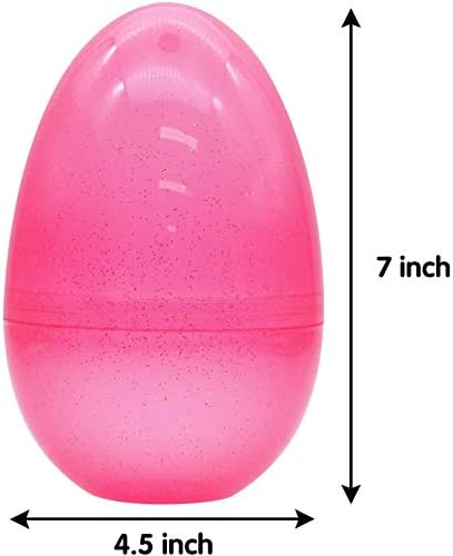 ЏОЈИН 7 Џамбо Пластика Светли Цврсти Велигденски Јајца 12 парчиња Избрани Бои за Полнење Задоволства, Услуга За Тематски Забави,