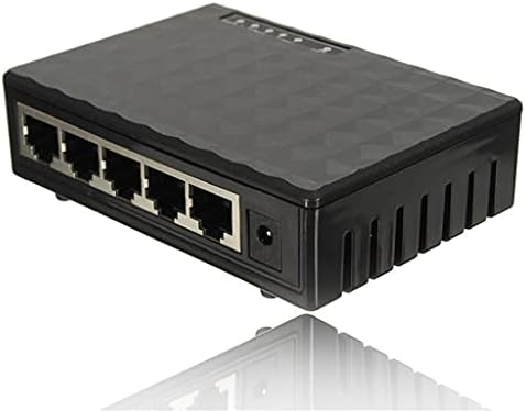 UOEIDOSB 5 Порта 100м мрежни прекинувачи Десктоп прекинувач Брз Ethernet мрежен менувач LAN Full/Half Dupplex Exchange