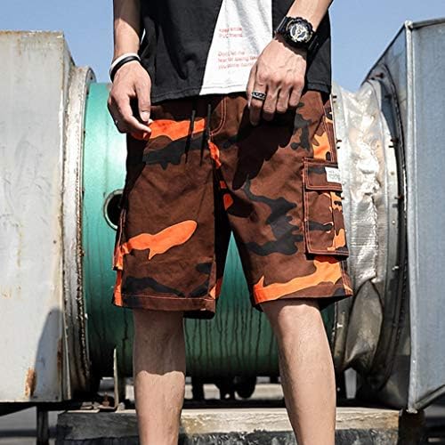 Машки шорцеви на РТРДЕ лето на отворено Обични комбинезони за маскирна плус спортски шорцеви панталони мажи