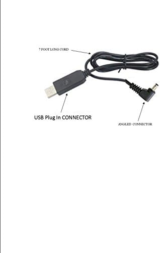 USB -кабел DGTKS за COBRA CALGER POWER Straight Coder 7 ft Долг стил USB конектор