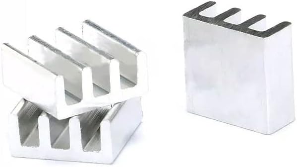 Teckeen 20pcs 11 * 11 * 5mm мини чист алуминиумски топлински мијалник модул за топлина на топлина мијалник