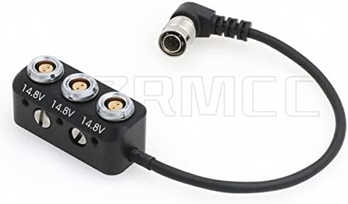 SZRMCC HiRose 4 Pin Машко до 3x 2Pin Splitter на моќност на камерата од 1 до 3 кутија за Sony F5 F55 Arri Amira камера