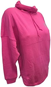 Викторија Сикрет Пинк Преголема варситика Каул врат џемпер Сјај сјај во боја розова големина голема нова нова