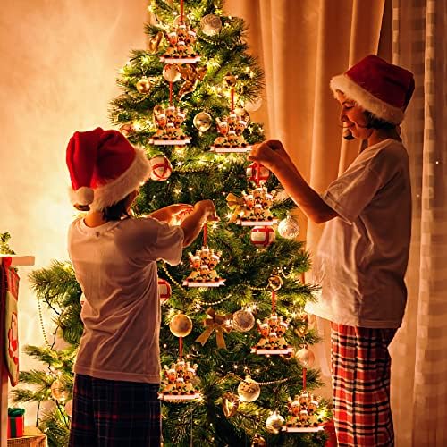 Симир ги персонализирал Божиќните украси Декорации Семејство од 3, 4, 5, божиќни елки дрво украси за бебиња прва традиција на подароци
