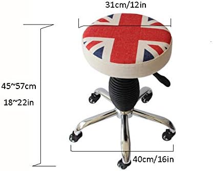 Прилагодлива столче на седло со тркала ， мали en столици со Pozi знаме на знамето за постелнина за лено место ， прилагодлива висина 45-57