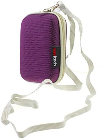 Случај за слушалки на Navitech Purple Thard Protective Case Case Case со ретро слушалките Моки